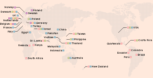 輸入事業世界地図
